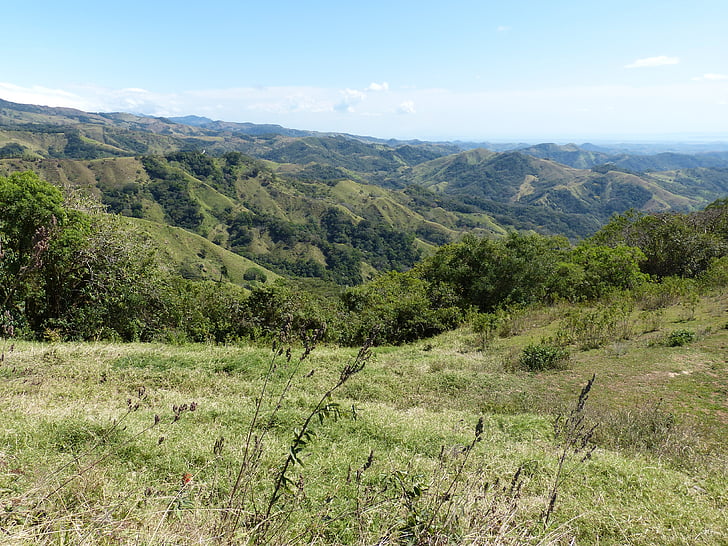 landschap, Costa Rica, Midden-Amerika, natuur, boom, tropische, Outlook