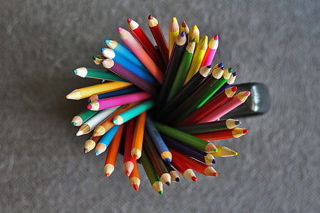pencils, colored pencils, color pencils, education, school, draw, write
