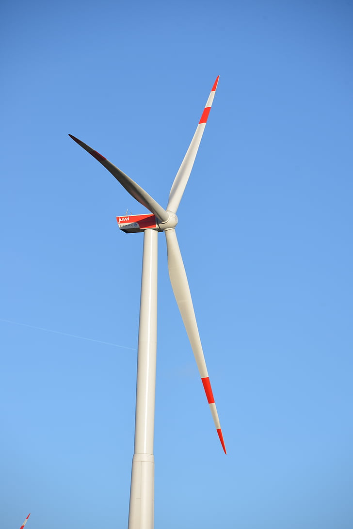 rotor, Pinwheel, energía, Eco energía, energía eólica, cielo, azul
