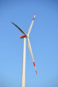 rotor, molinet de vent, energia, energia Eco, energia eòlica, cel, blau