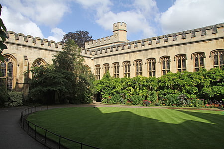 aan het Balliol college, Universiteit, Oxford, Engeland, gebouw
