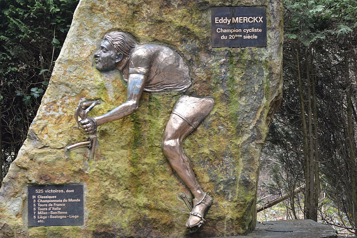 Eddy merckx, emlékmű, emlékmű, Stavelot, kerékpározás