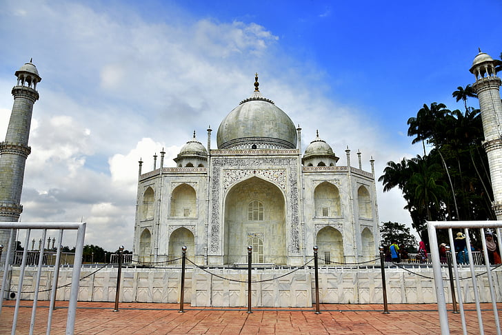 Pomnik, Taman tamadun islamu, Meczet, Taj mahal, Agra, Indie, Islam