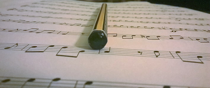 glasba, lepota, obresti, notne, Glasbena nota, klasične glasbe, klavir