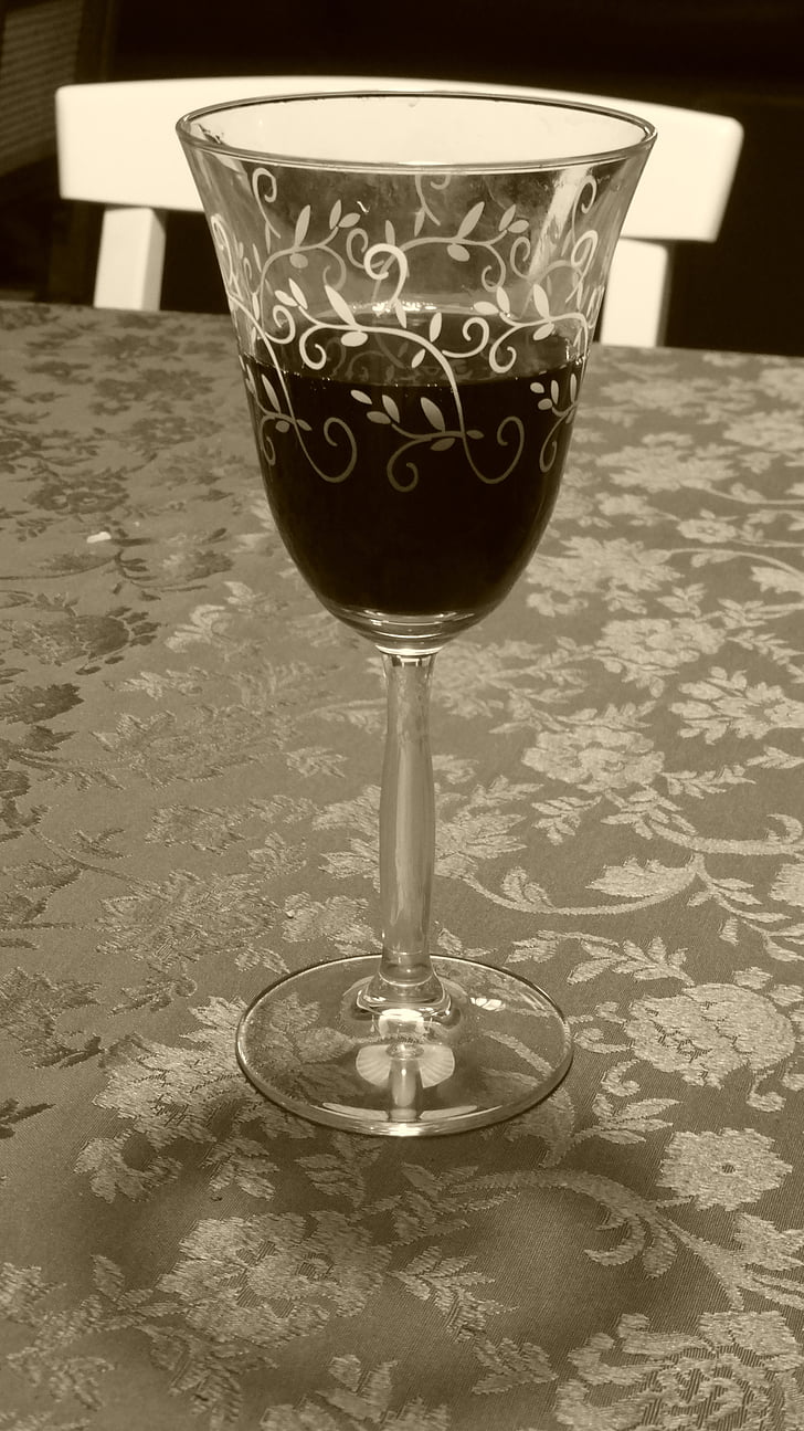 vin, vinglass, glass, drikke, humør
