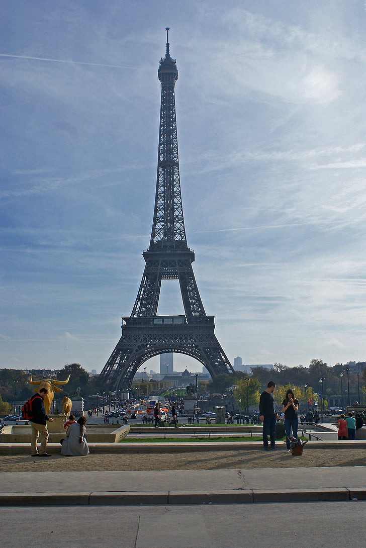 Torre Eiffel, Torre, el diseño de la, edificio, arquitectura, ciudad, Francia
