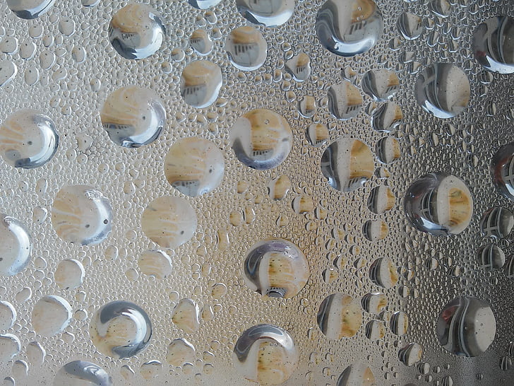 drop of water, condensation, shiny, wet, pattern, water, drip