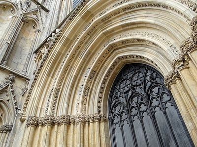 Minster, York, Gotyk, Historycznie, Katedra, styl gotycki, Architektura gotycka