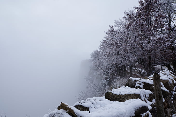 Berge, Winter, Creux du van, Schweiz, Jura
