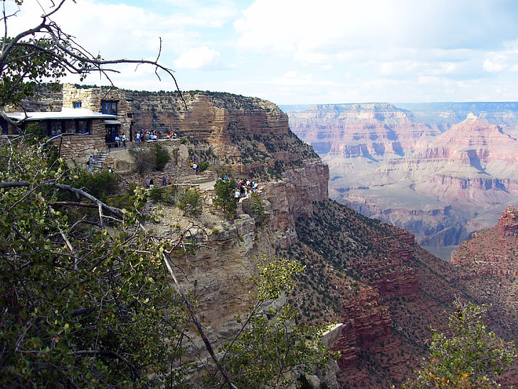 Canyon, Colorado, Mirador, landskap, väldighet, underverk, nationalparken Grand canyon