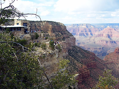 Canyon, Colorado, Mirador, paisagem, imensidão, maravilhas, Parque Nacional Grand canyon