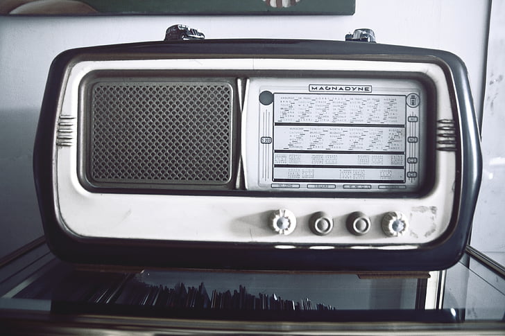 muusika, vana, raadio, kõneleja, tehnoloogia, Vintage