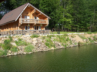 Cabana, Casa din lemn, acasă, Casa, staţi, cladire din lemn., natura