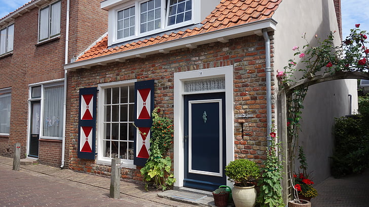 centre històric, Domburg, paisatge urbà, ciutat, Holanda, centre històric, ciutat