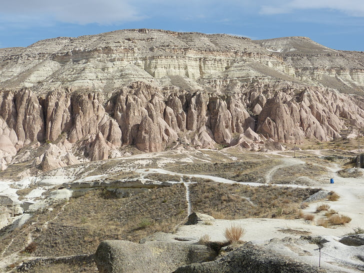 Capadòcia, Tufa, formacions rocoses, Turquia, paisatge, Roca