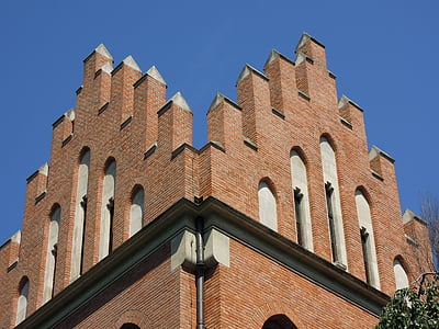 Krakow-Krakkó, iskola, Egyetem, lengyel, épület, tégla, ház