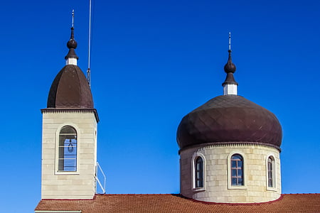 Panayia semistrelia, Russo, Igreja, arquitetura, cúpula, campanário, religião