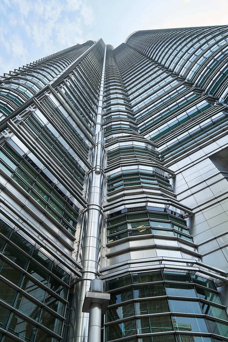 Malaysia, grattacielo, costruzione, struttura, cielo, grande, edifici
