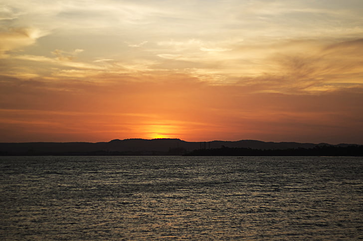 ηλιοβασίλεμα, το απόγευμα, Βραζιλία, Bahia, Eventide