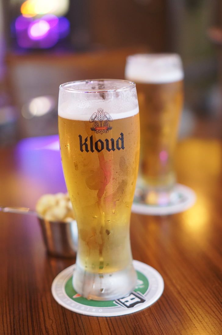 cervesa, cervesa Corea del, núvol, cervesa - alcohol, l'alcohol, beguda, bar