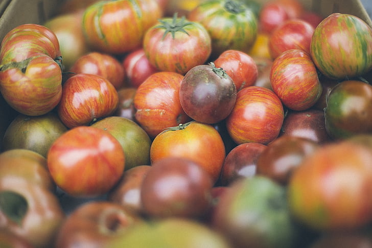 トマト, 野菜, 食品, 新鮮です, 健康的です, 有機, 赤