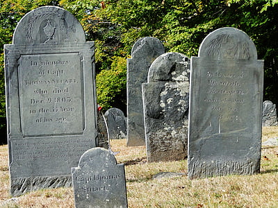 kyrkogården, gravstenar, kyrkogård, gravar, tombstone, gamla, död