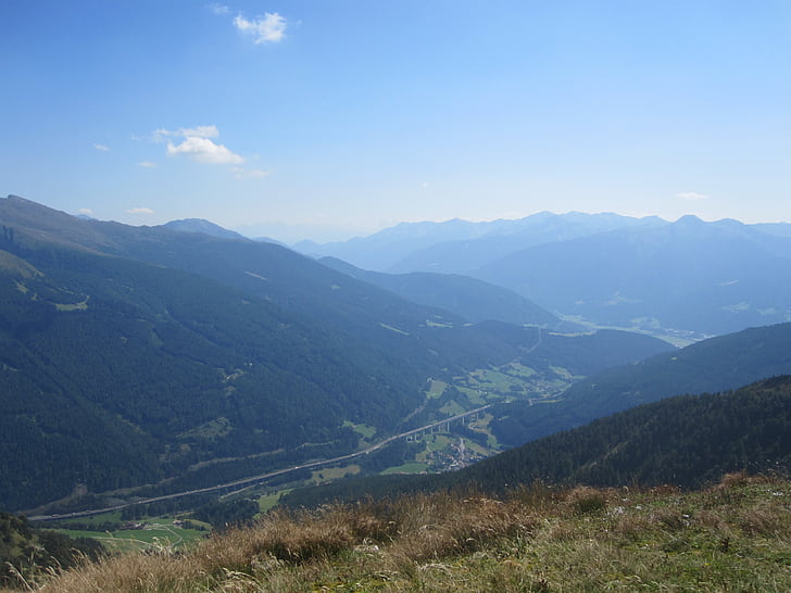Dolomites, mäed, maastik, loodus, metsa, Itaalia, Matkamine