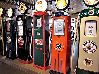 starinski benzinske crpke, benzin, Muzej, Kanada