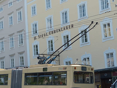 øverste linjer, trolleybus, bus, trafik, Road, køretøj, oberleitungsomnibus
