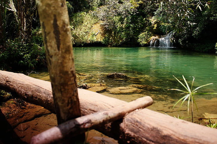 cuba, landscape, nature, green, lagoon, trinidad, national park