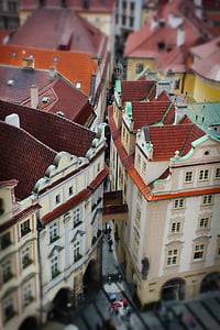 Praha, miniatur, model