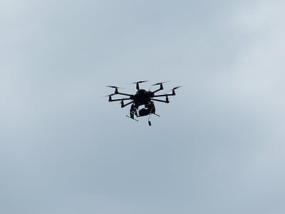 Hexacopter, helikopter, modell, kameran, fluga, Sky, quadricopter