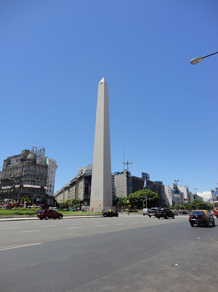 Obelisk, Buenos aires, Argentinien, AV-Juli 9