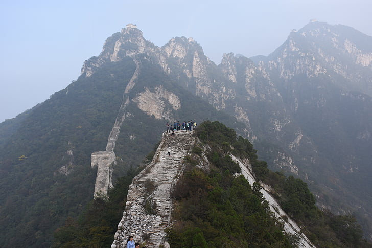 nock, the great wall, haze, steep, the majestic