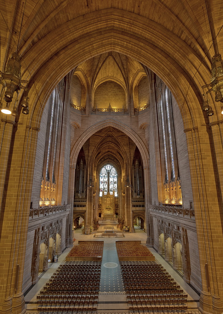 cathedral, interior, photo, building, cathedral building, arch, architecture