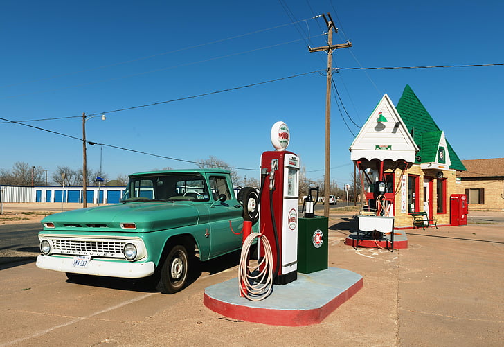 bensinstationer, verkstad, garage, gamla, Vintage, bilverkstäder, Racing stelle