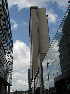 Manchester, budova, Architektura, orientační bod, Velká Británie, město, Anglie