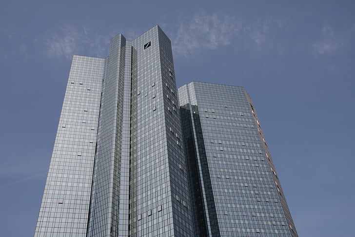 Frankfurt, City, pilvelõhkuja, büroohoone, arhitektuur