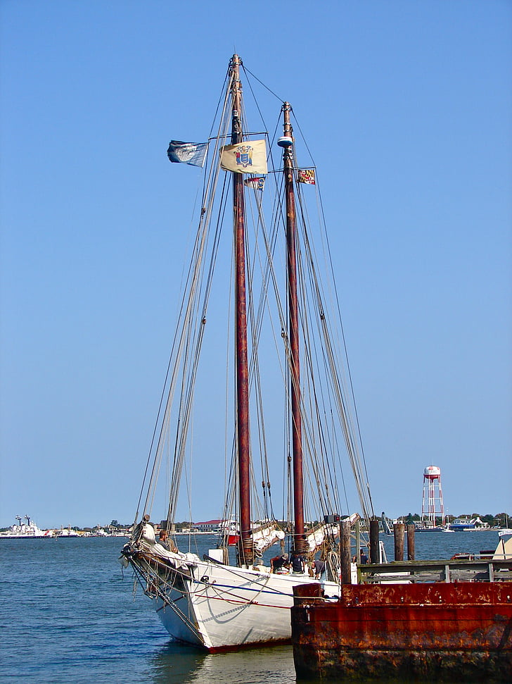Cape kan, New jersey, Skonnerten, skib, båd, sejlads, fartøj