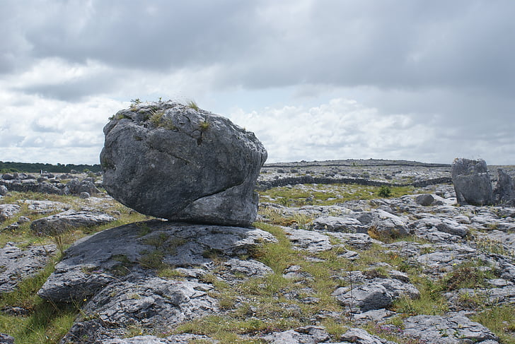 nature, stone, rock, ireland, burren, grey, large