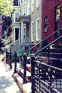 New york, Brooklyn, ABD, Şehir, evleri, Bina, mimari