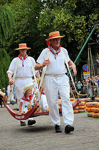 cheese, market, edam, holland, tradition, culture