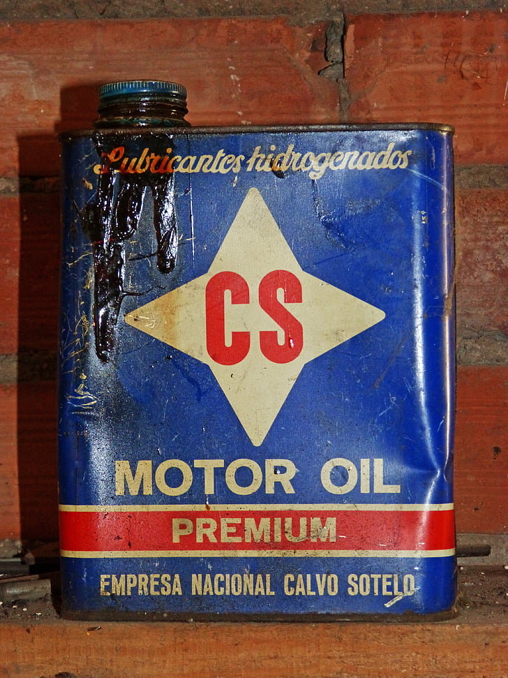 lubricant, can, old, vintage, design