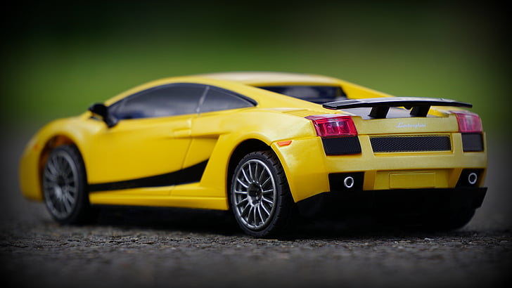 voiture, rapide, Lamborghini, modèle, route, Vitesse, voiture de sport