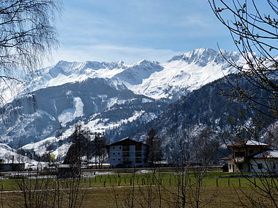 Uttendorf, Alti Tauri, Zwölferkogel, montagne, neve