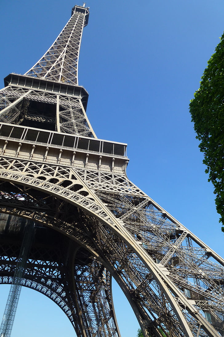 Eiffel, Monumento, Paris, cidade, capital, arquitetura, a torre eiffel