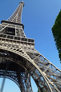 Eiffel, monument, Paris, ville, capital, architecture, la tour eiffel