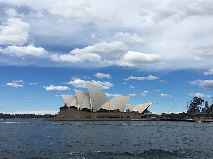 Sydneyn oopperatalo, Opera, Sydney, House, Harbour, Australia, City