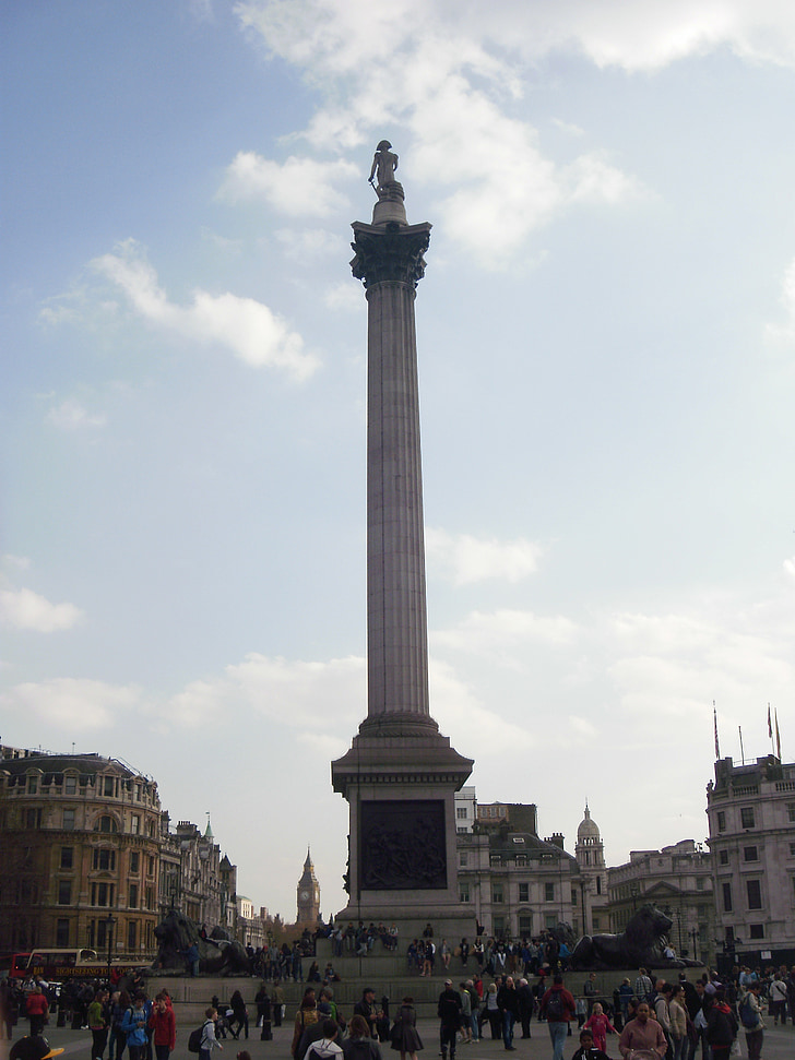 Londres, espaço, estatura, Reino Unido, estátua da liberdade, céu, britânico