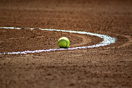 green, baseball, mud, sport, Softball, Baseball, Ball, Ball, Sport